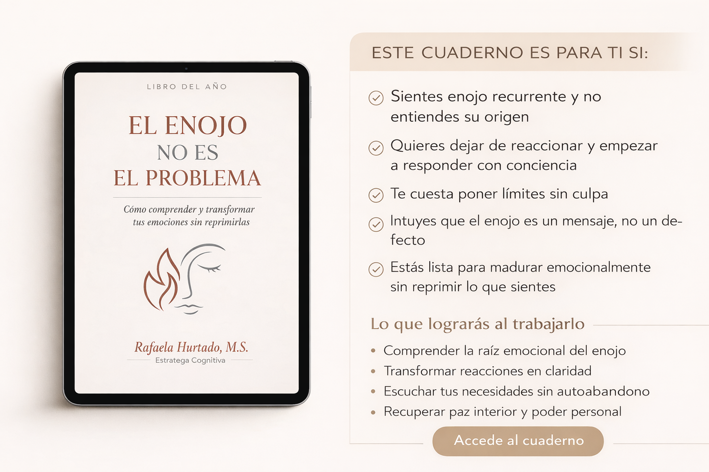 El Enojo No Es El Problema: Cómo comprender y transformar tus emociones sin reprimirlas