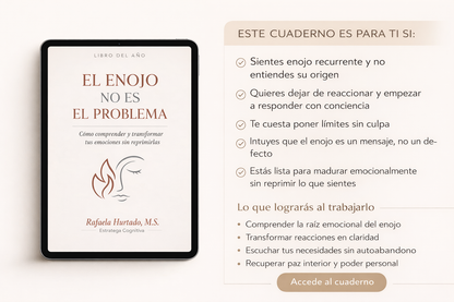 El Enojo No Es El Problema: Cómo comprender y transformar tus emociones sin reprimirlas