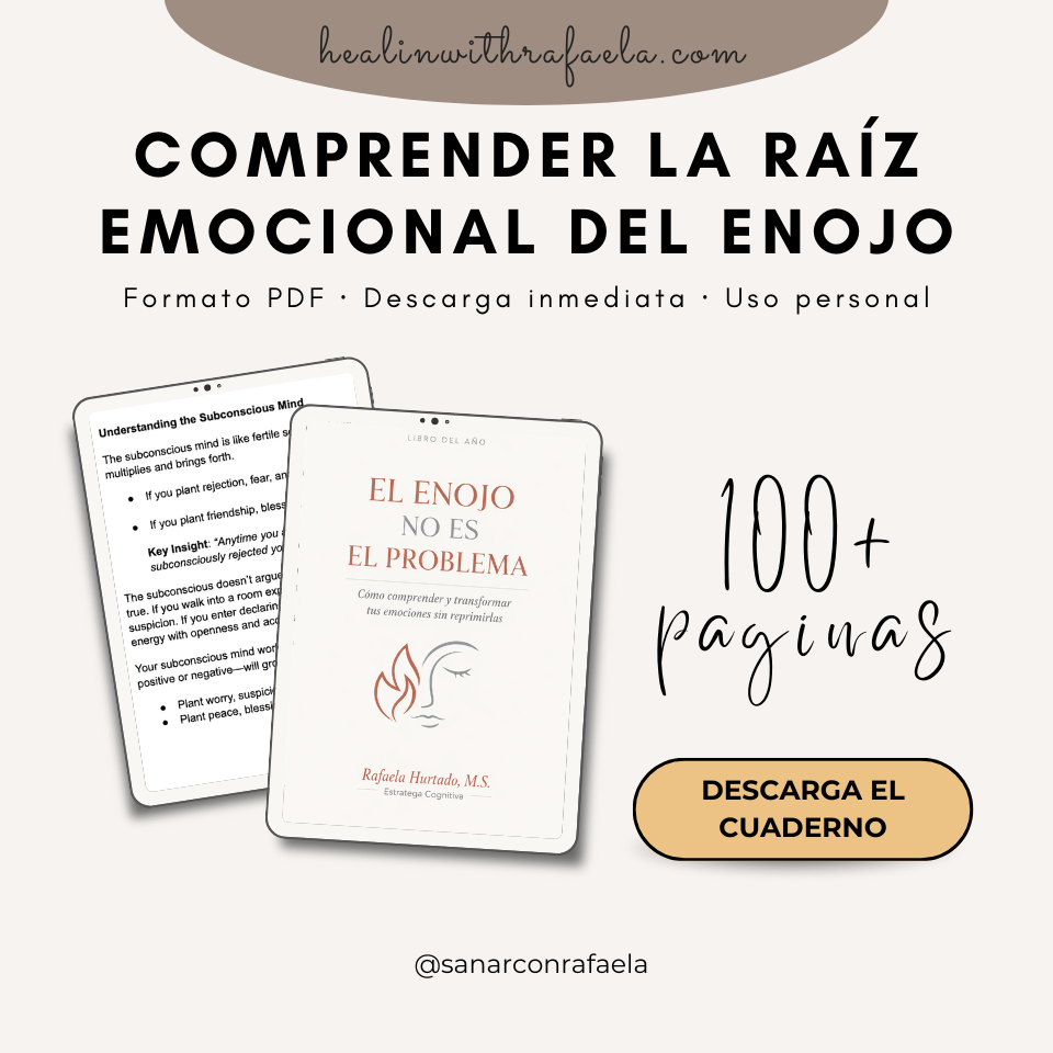 El Enojo No Es El Problema: Cómo comprender y transformar tus emociones sin reprimirlas
