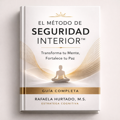 Book titled 'El Método de Seguridad Interior' on a light gray background