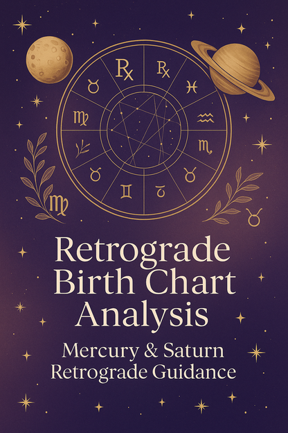 Retrograde Birth Chart Analysis: Mercury & Saturn Retrograde Guidance
