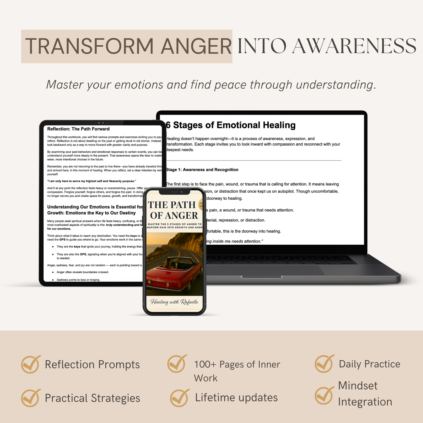 The Path of Anger: A Healing Workbook Understanding, Transforming & Integrating Emotions